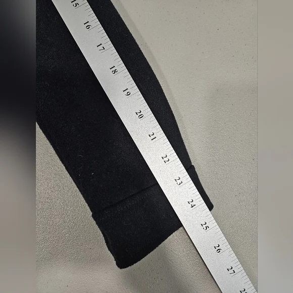 LEVIS Womens Wool Blend Navy Moto Punk Jacket Small Asymmetrical Zip Edgy - Picture 14 of 16